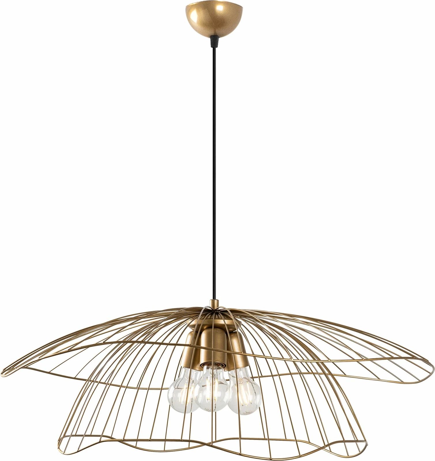 Llambë varëse Opviq, Mantar - 6503 - 3 - XL, ngjyrë ari Llambë varëse Opviq, Mantar - 6503 - 3 - XL, ngjyrë ari