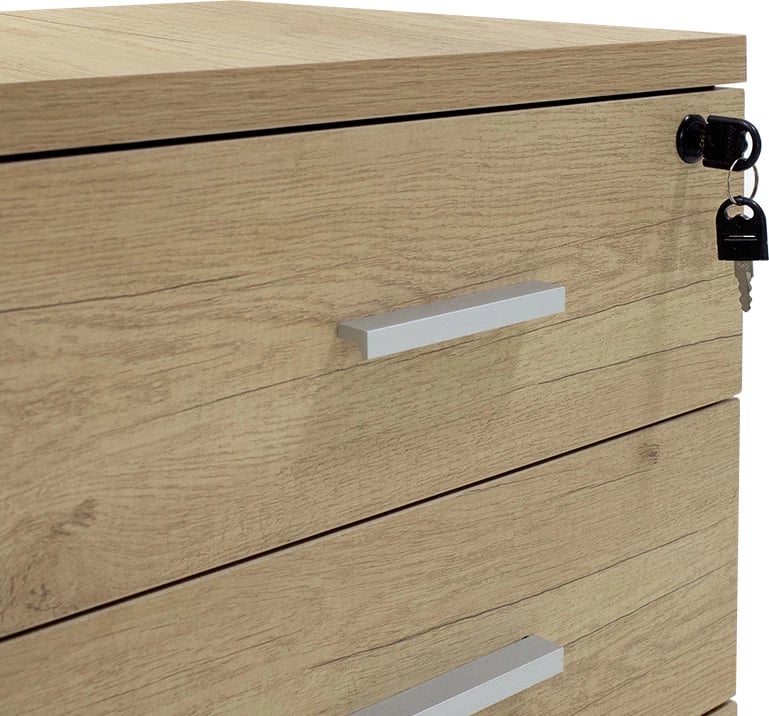 Sirtar mobil Lotus, ngjyrë lisi-gri e errët, 40x47x55cm