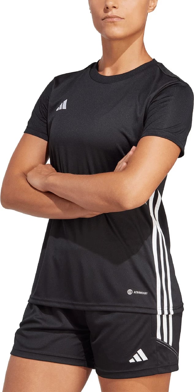 Maicë sportive për femra adidas, e zezë