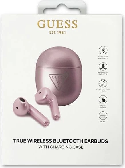 Kufje TWS Guess GUTWST82TRU me docking station, Violet