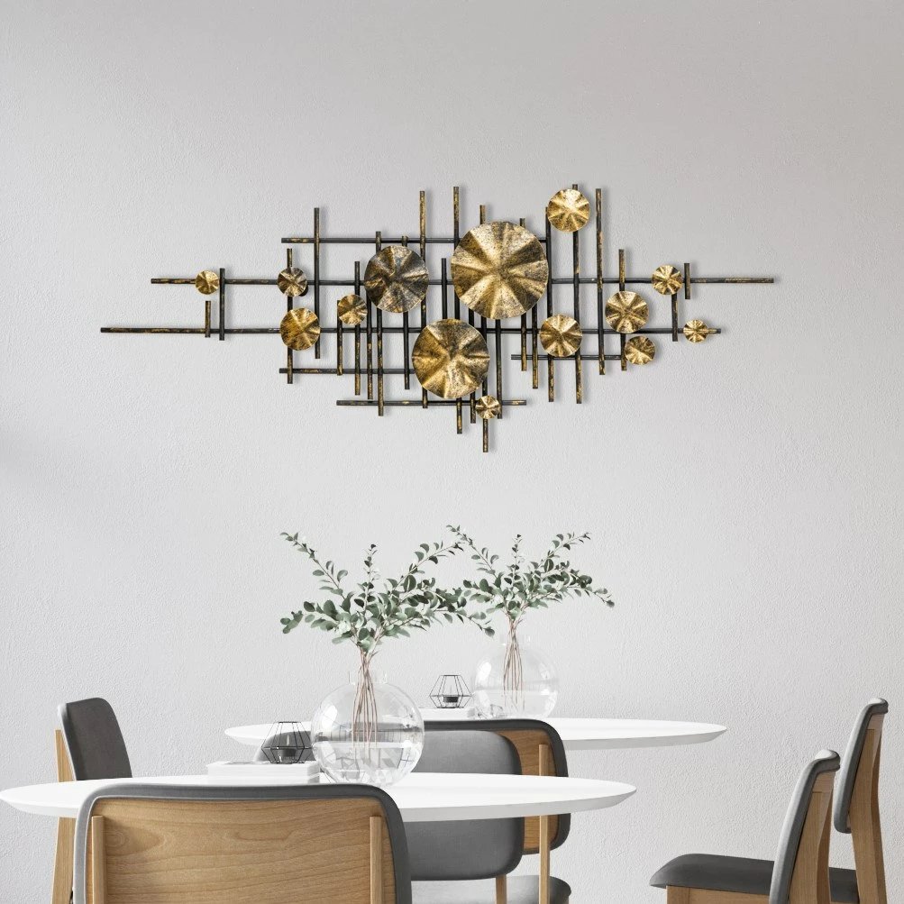 Aksesor dekorativ metalik për mur Wallity, Mihrimah, shumëngjyrësh