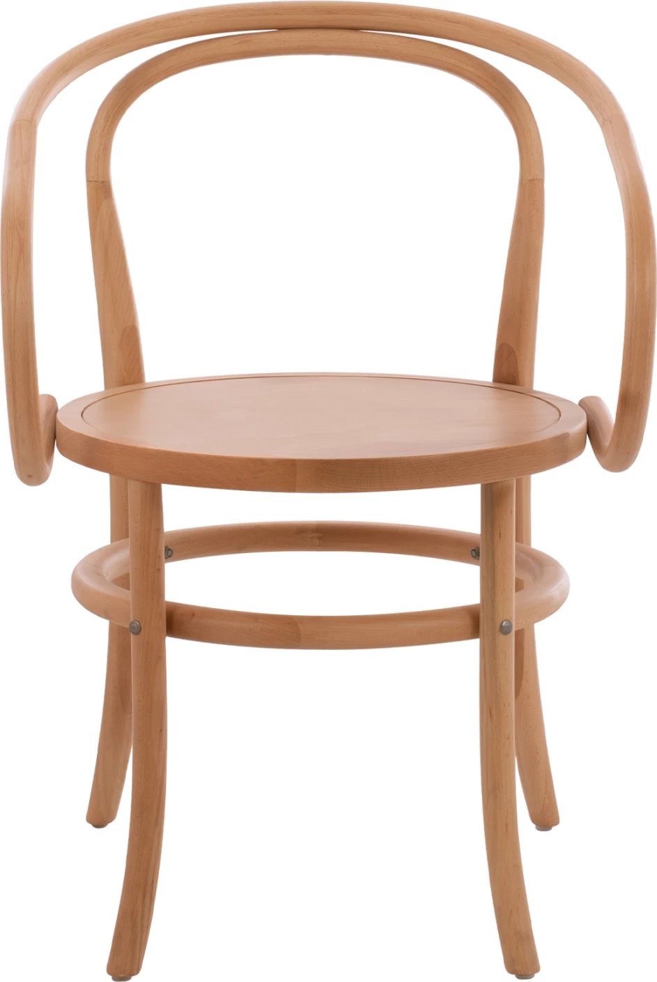 Karrige druri me krahë, dru ahu, ngjyrë natyrale, FH8746.01, 56x52x82 cm