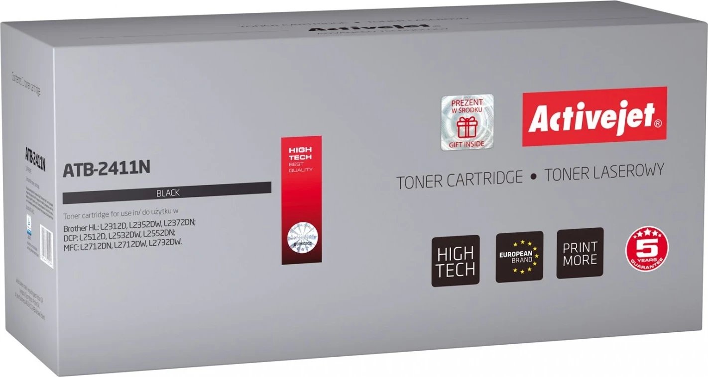 Toner Activejet ATB-2411N, Brother TN-2411, 1200 faqe, i zi