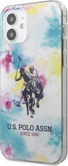 Mbështjellës U.S. Polo Assn. USHCP12SPCUSML për iPhone 12 mini 5.4", Tie & Dye, Multikolor