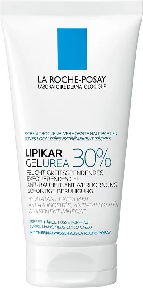 Gel eksfoliues hidratues La Roche Posay Lipikar Gel Urea 30%, 50ml