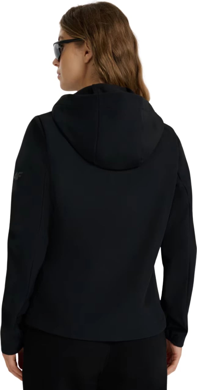 Jakne softshell për femra 4F, e zezë