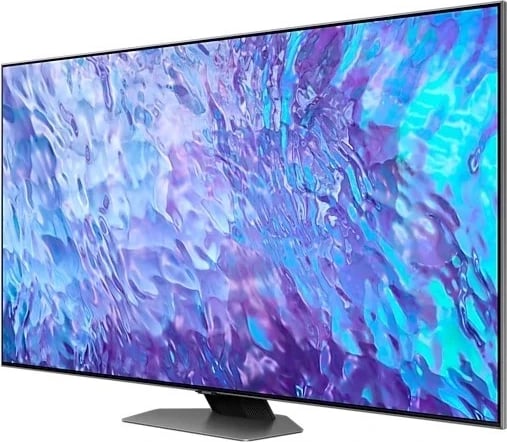 Televizor Smart Samsung QE55Q80CAT, 55 cali, metalik gri