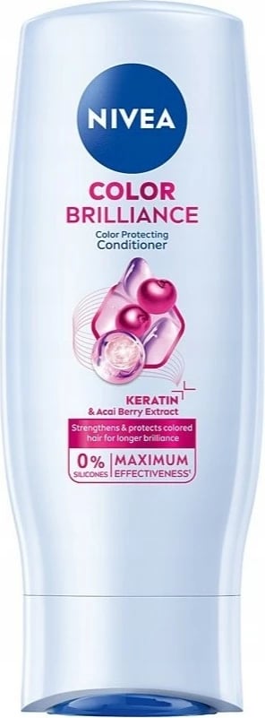 Kondicioner për flokë të ngjyrosura Nivea Color Brilliance Hair Color Protecting për femra 200ml