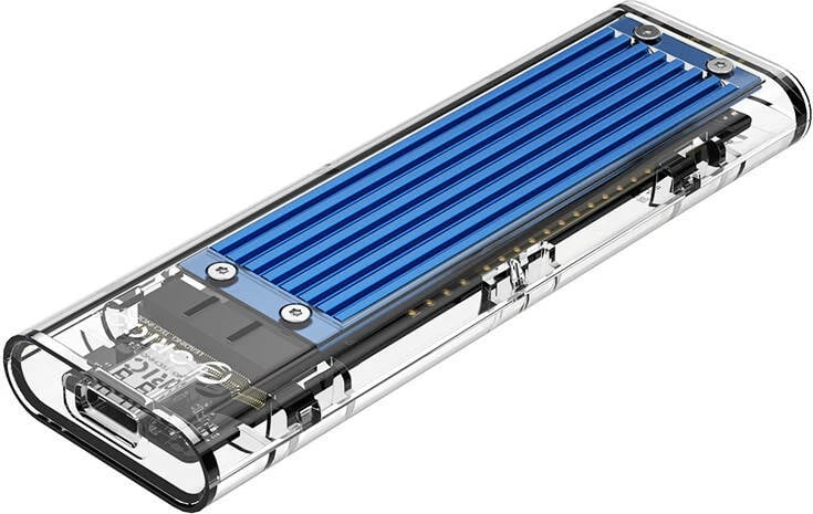 Kasë Orico për SSD M.2 NVMe, TCM2-C3-BL-BP, USB-C 3.1 Gen.2, 10Gbps, Kaltër