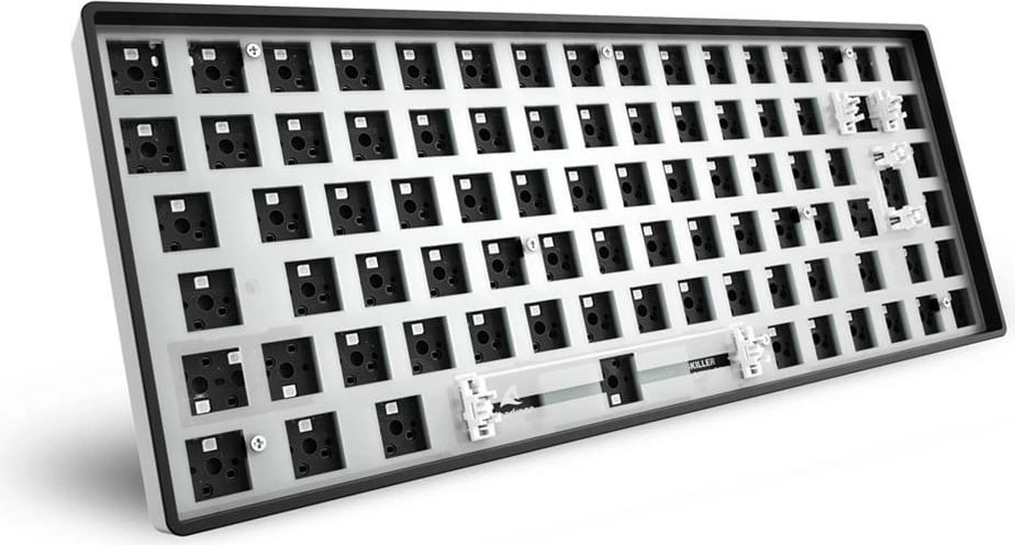 Tastierë barebone SHARKOON SKILLER SGK50 S3, 75%, RGB, e zezë