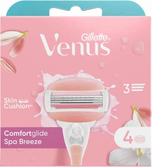 Refill për brisk rroje Gillette Venus Spa Breeze unisex, 4 copë