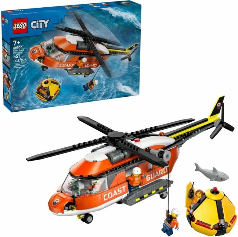 Lego set City për fëmijë, Coast Guard Helicopter