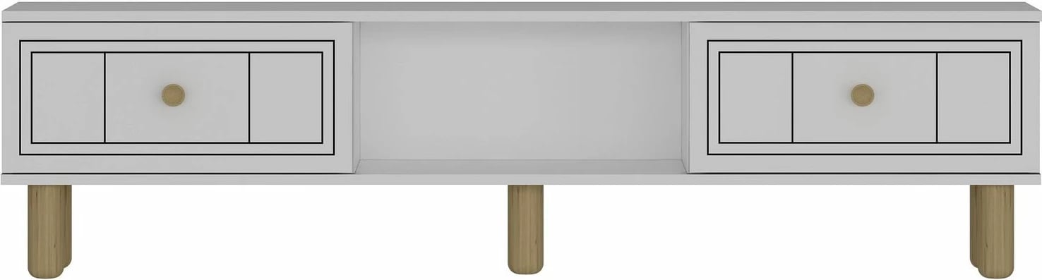 Komodë TV Skye Decor, Dario Bohem, e bardhë