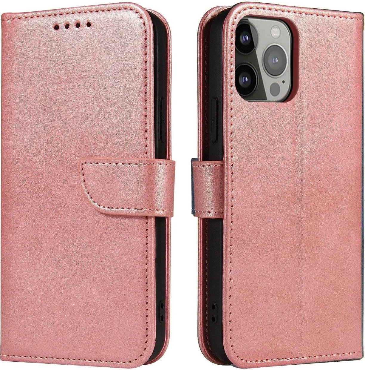 Mbështjellës magnetik Hurtel për Xiaomi Redmi Note 12 5G / Poco X5 5G, flip, portofol, rozë