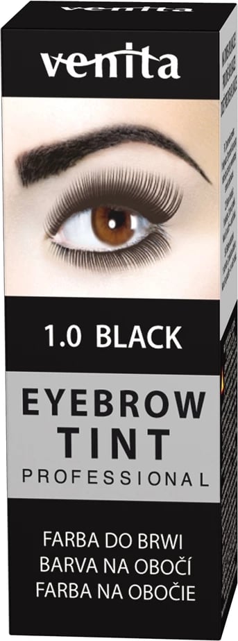 Pluhur për vetulla Venita 1.0 Black, 13g