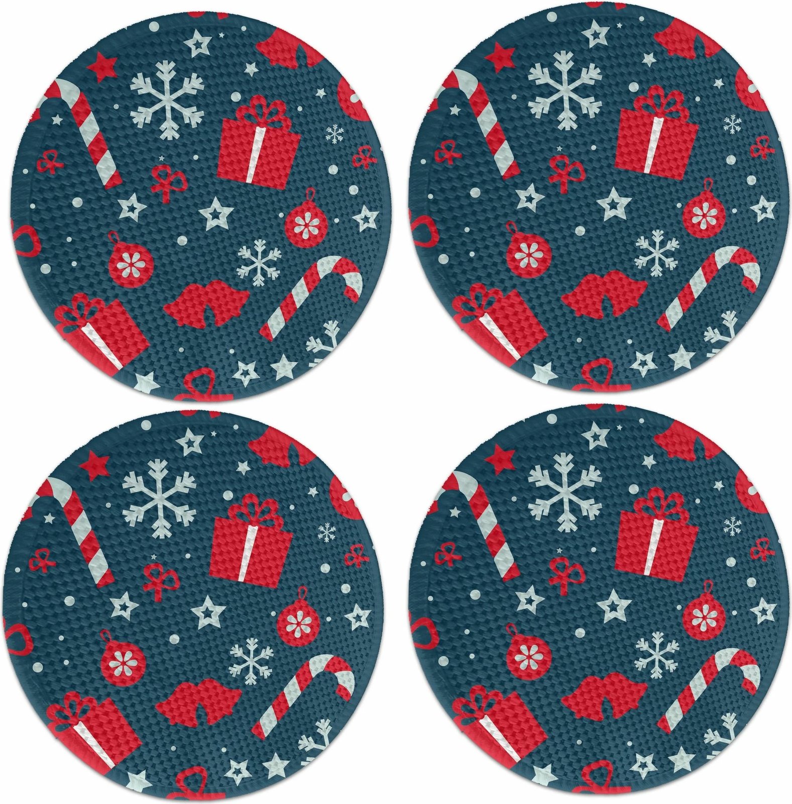 Set nënshtruesish tavoline Hermia Concept, model 3167Supla, shumëngjyrësh, 4 copë, 37cm