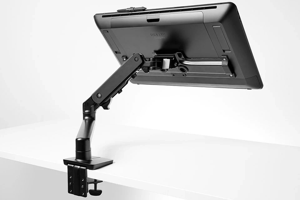 Krah tavoline fleksibil Wacom ACK62803K, për tabletë deri 32", zi