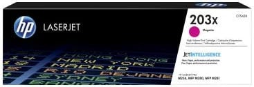 Toner HP 203X CF543X rendiment i lartë për Color LaserJet Pro M254/M280/M281, magenta