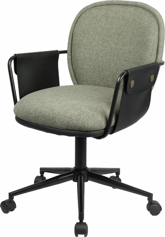 Karrige zyre Post, ngjyrë ulliri e zezë, 55x59x93