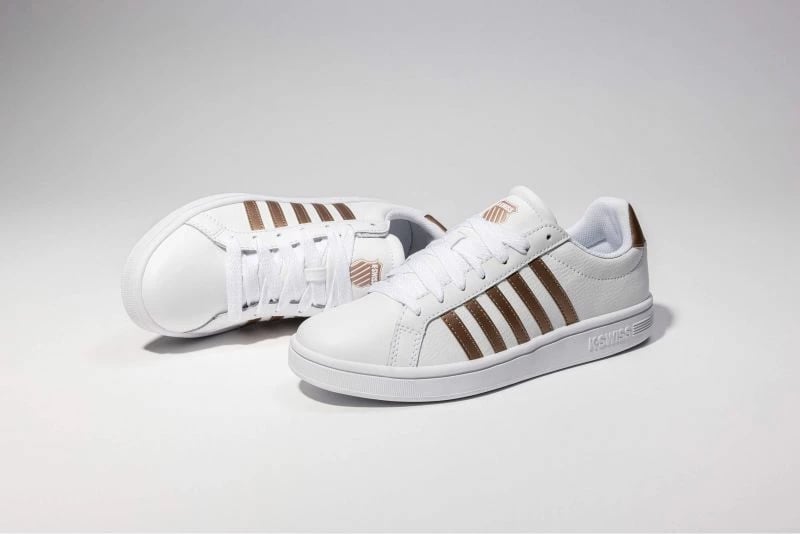 Këpucë femra K-Swiss, të bardha