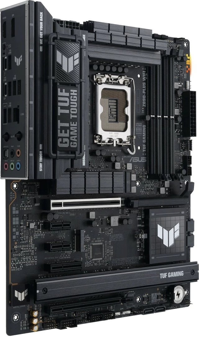 Pllakë amë Asus TUF GAMING Z890-PLUS WIFI, ATX, DDR5, LGA1851, Thunderbolt 4, Wi-Fi, e zezë