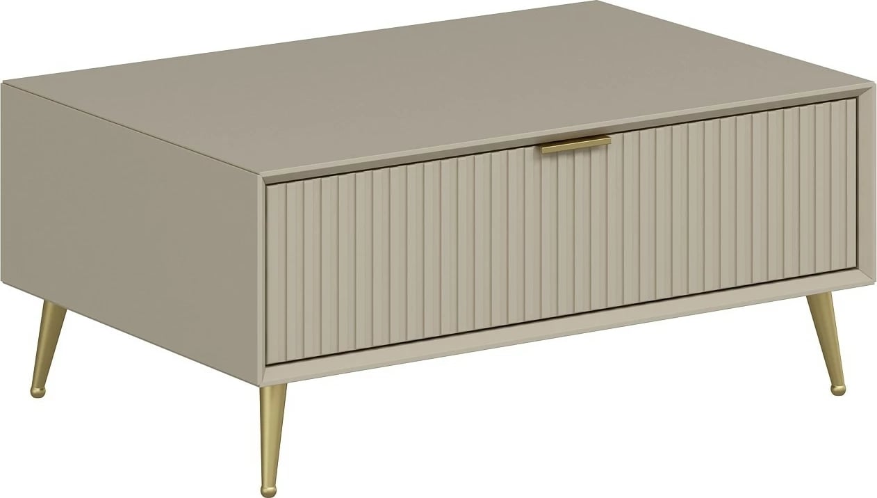 Tavolinë e ulët Hanah Home, ngjyrë rëre, Luxe