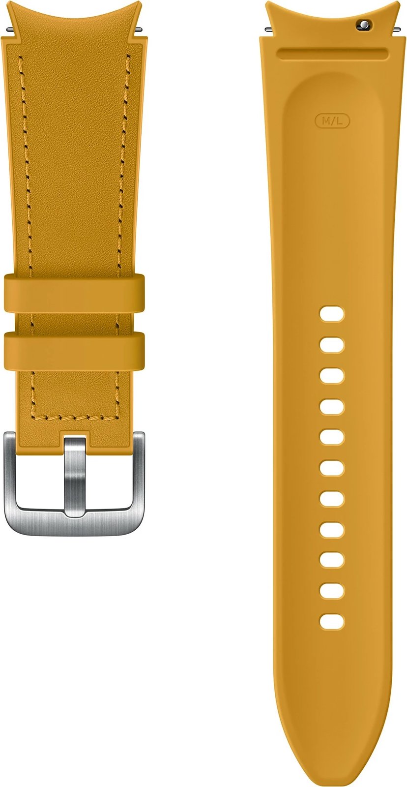 Rrip smartwatch Samsung Hybrid Leather Band 20mm M/L mustard