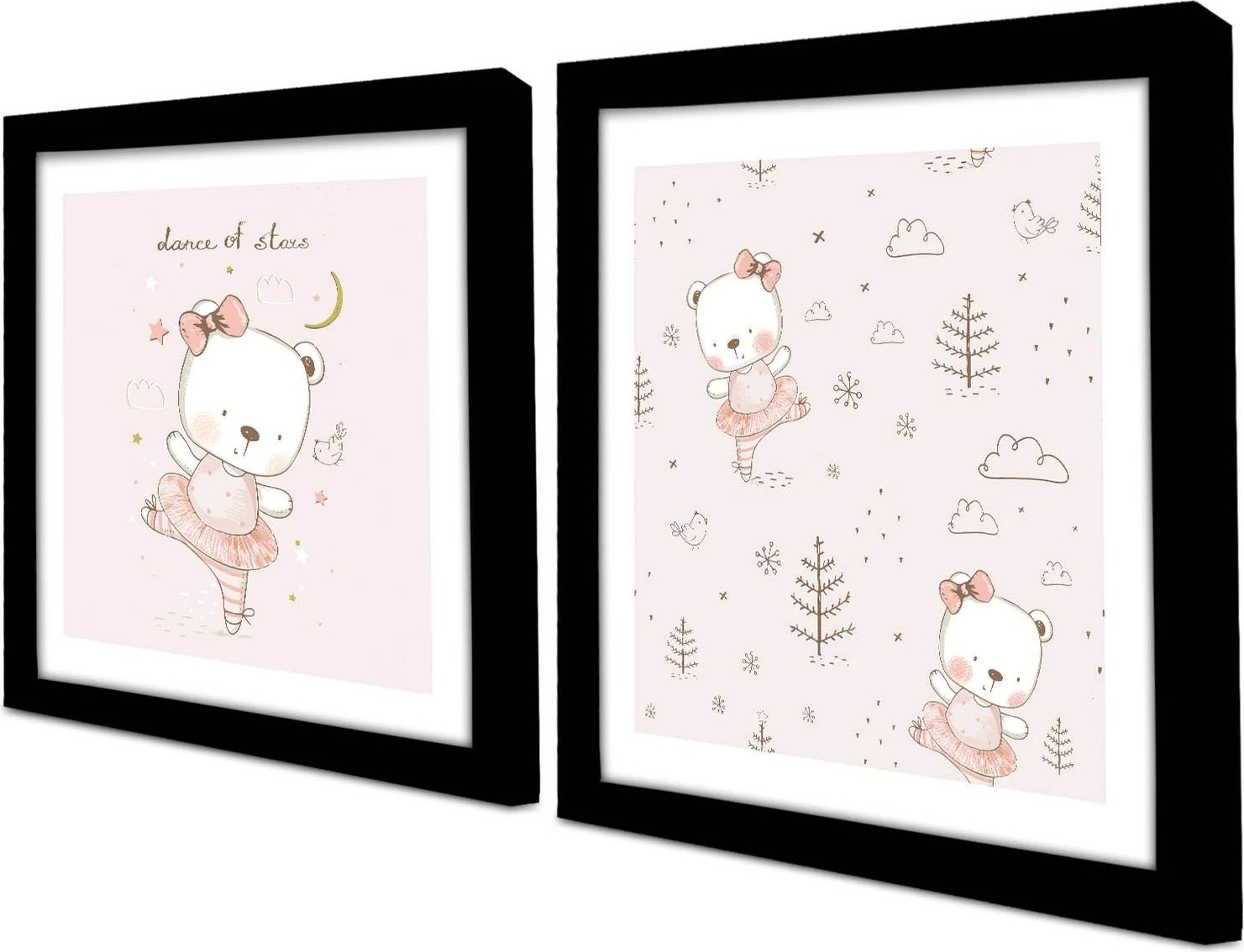 Pikturë dekorative me kornizë MDF (2 copë), Wallity, 2P3333SCT-002