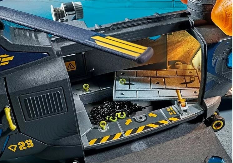 Set helikopter shpëtimi Playmobil City Action 71149 me drita e zë, 117 pjesë