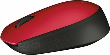 Maus Logitech M171 - Wireless, 2.4GHz, i kuq