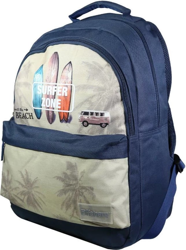 Çantë shpine GRIDE Bagtrotter Surfer Zone, H45x31x13cm, dy xhepa