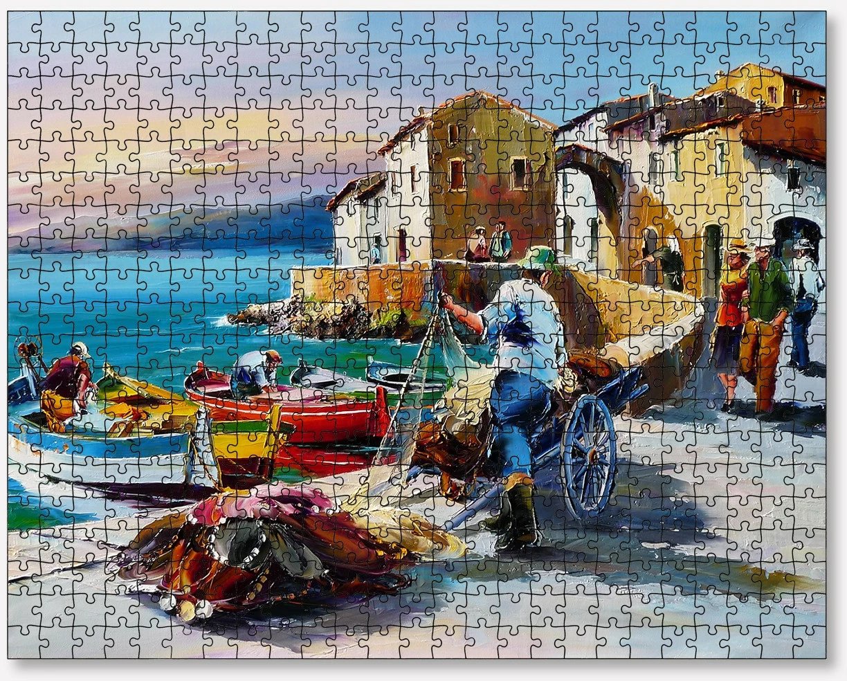Puzzle 1000 copë, Evila Originals, shumëngjyrësh, PZL_012_1000