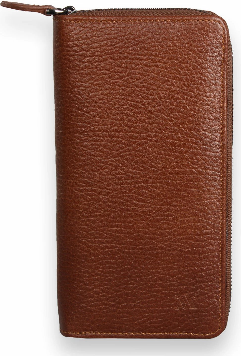Portofol lëkure ngjyrë tan Zoozie Bags, 4601
