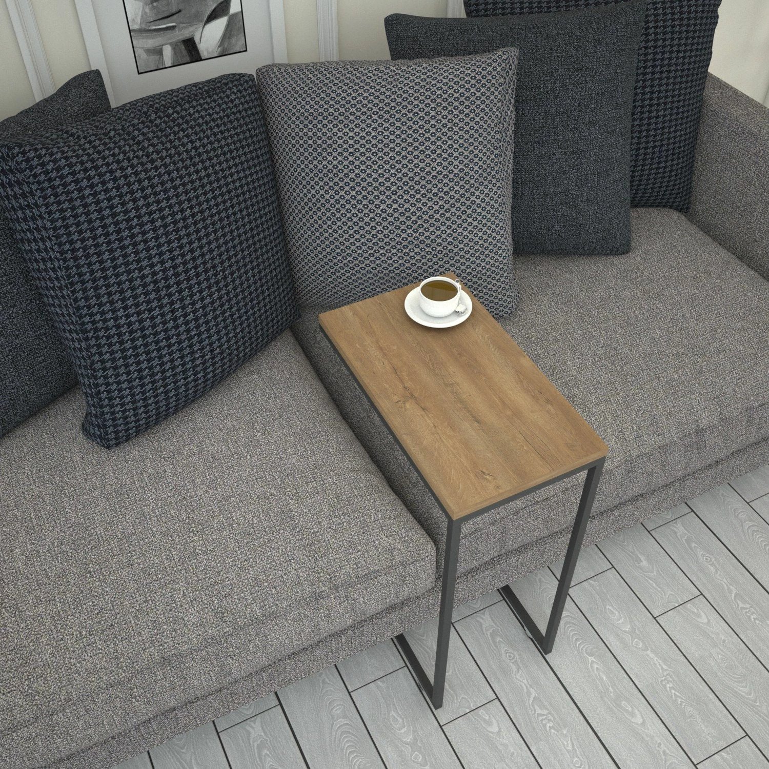 Tavolinë anësore Hanah Home, Callen, ngjyrë lisi