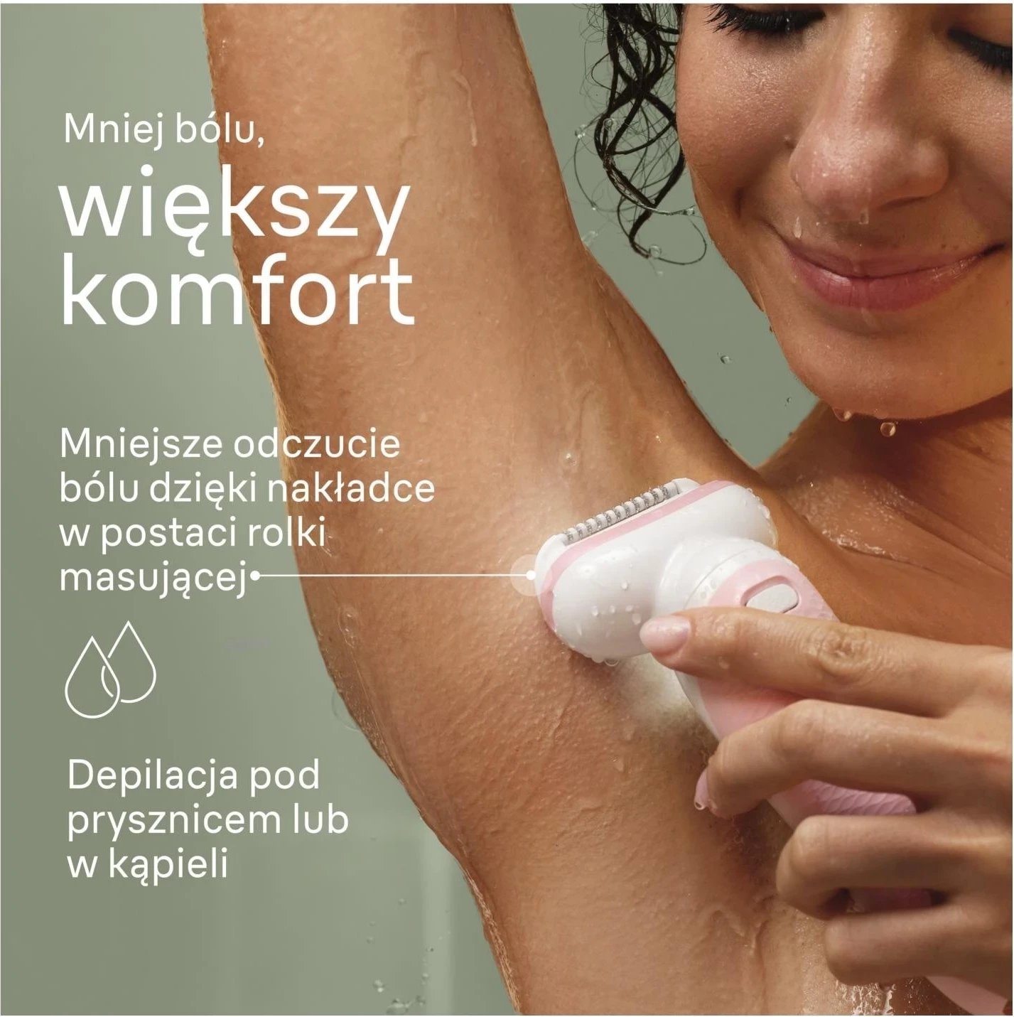Epilator Braun Silk-épil 9 9-000, bardhë-rozë