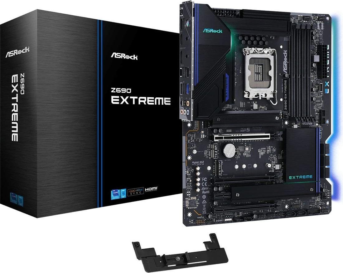 Pllakë amë ASRock Z690 EXTREME DDR4, ATX, Intel Z690, DDR4, 128GB, e zezë