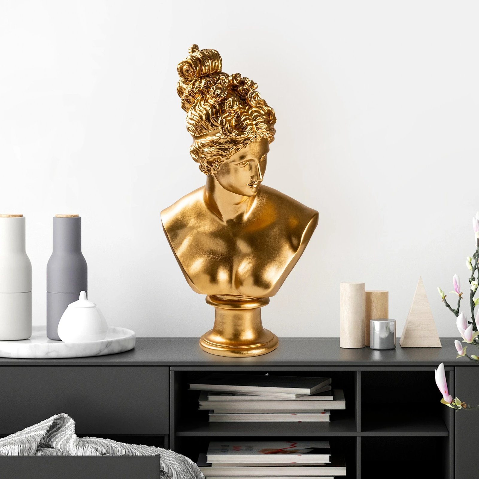 Objekt dekorativ Evila Originals, ngjyrë ari, Yak-037