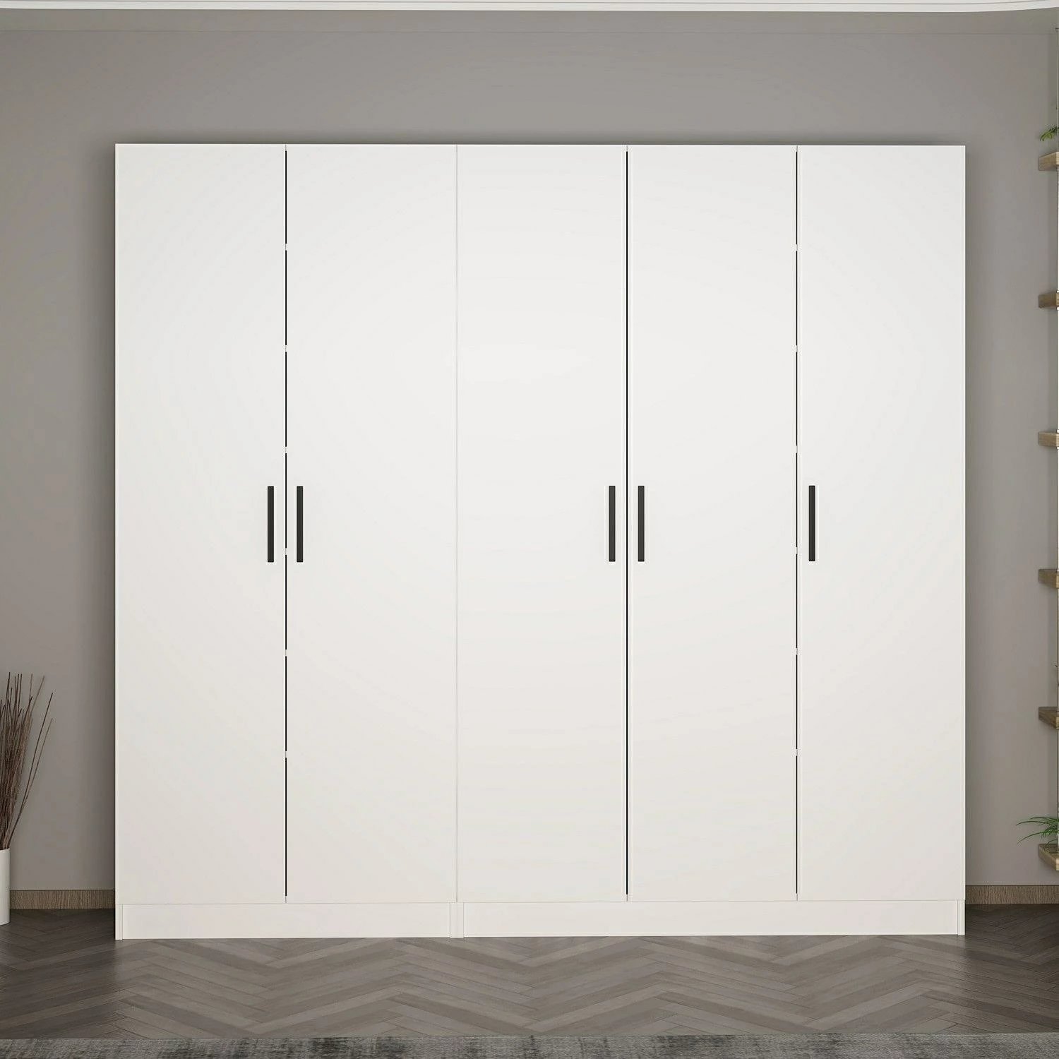 Stendë për korridor Skye Decor, Noah - 8201, e bardhë, 225x210x35cm