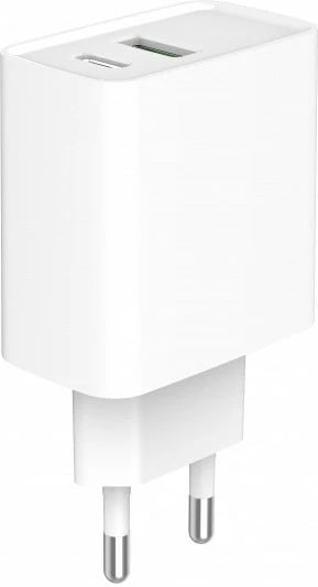 Karikues muri Gembird TA-UC-PDQC20-01-W, 20W, 2 porta USB, Bardhë