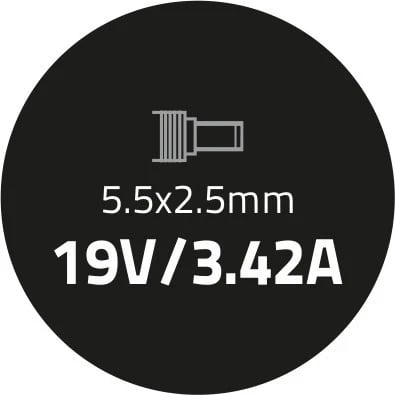 Mbështjellës për Asus Qoltec, 65W 19V