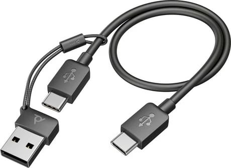Kufje Poly Focus 2 USB-C/A me stacion karikimi, Bluetooth, Stereo, E zezë Kufje Poly Focus 2 USB-C/A me stacion karikimi, Bluetooth, Stereo, E zezë