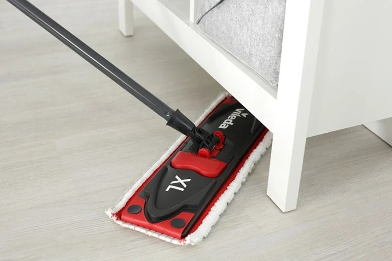 Set leckë rrotulluese Vileda TURBO 3in1 Microfibre 4023103227446, e zezë, e kuqe