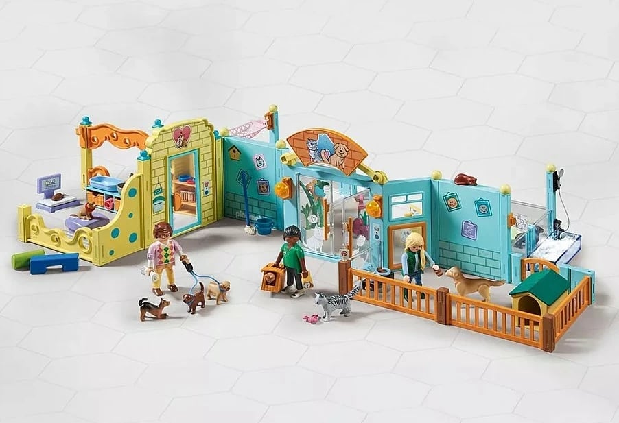 Set lodrash Playmobil My Life Puppy House 71743, 94 pjesë, plastikë
