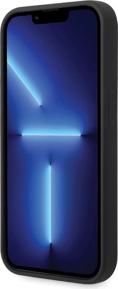 Mbështjellës BMW Silicone Pattern për iPhone 15 Pro Max, i zi