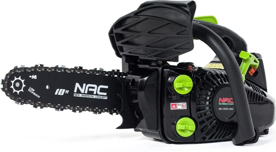 Sharrë zinxhiri me benzinë NAC CST25-25AC, 25 cm, 750 W, e zezë