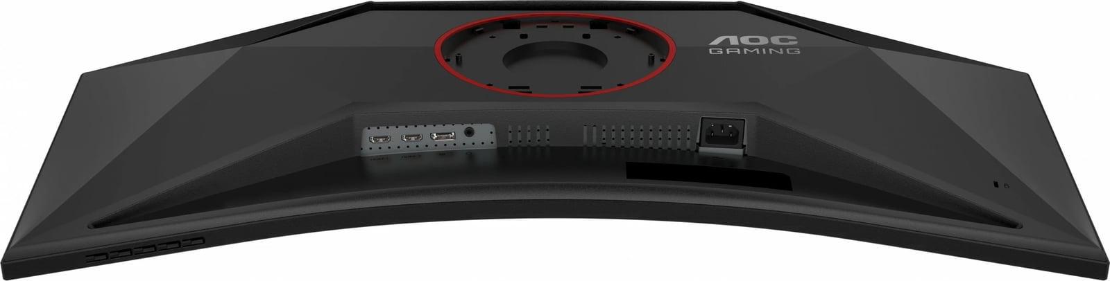 Monitor gaming AOC CU34G4, 34 inç, 180Hz, WQHD, i zi/kuq