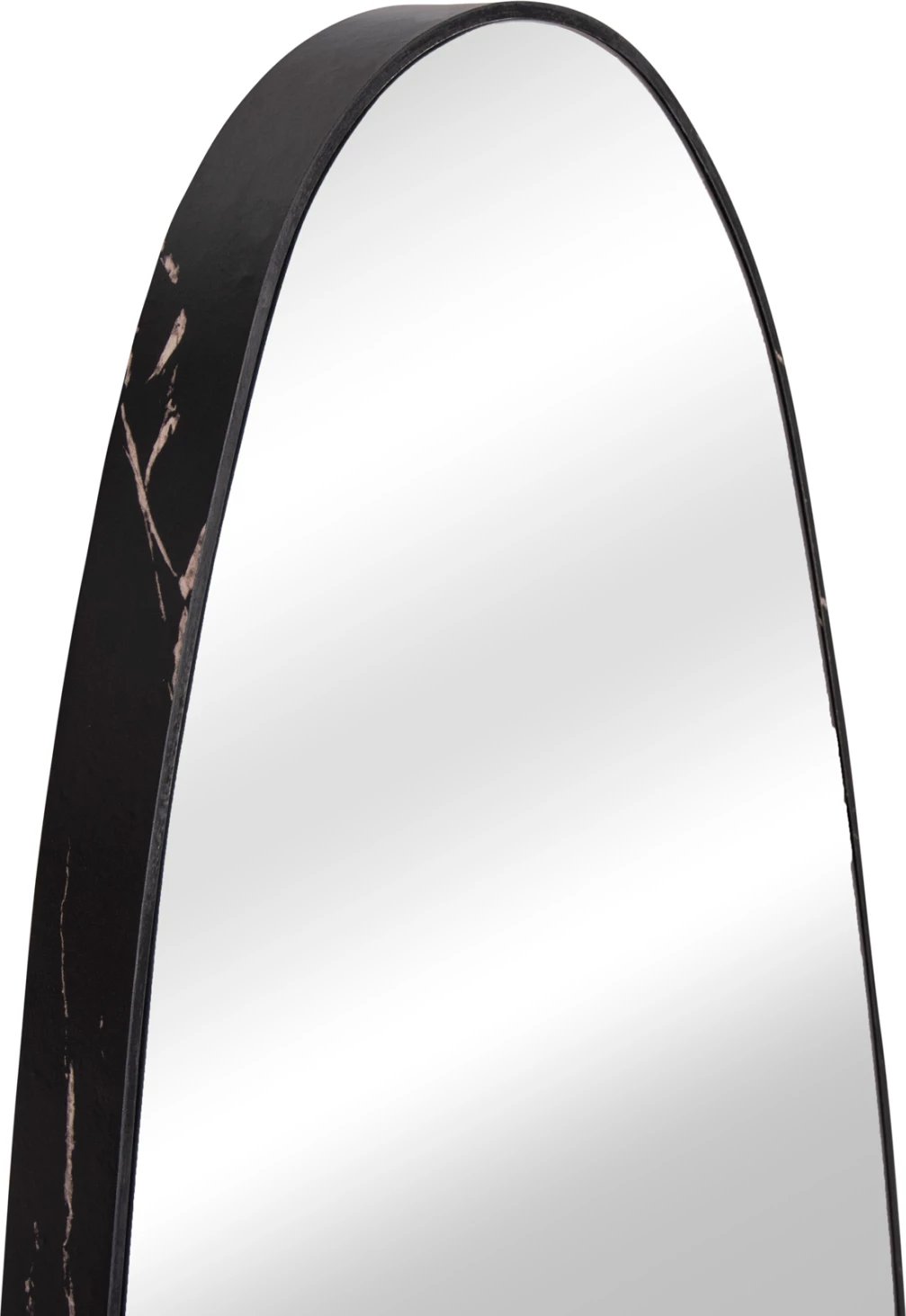 Pasqyrë muri CRITHER FH4486.01 kornizë MDF ngjyrë mermeri të zi 49x140Hcm.