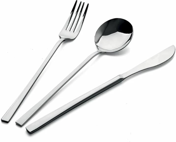 Set lugë, pirunë e thika (36 copë), Hermia Concept, Nova8017, ngjyrë argjendi