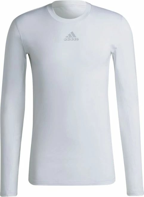 Maicë adidas TechFit Warm për Meshkuj, e Bardhë