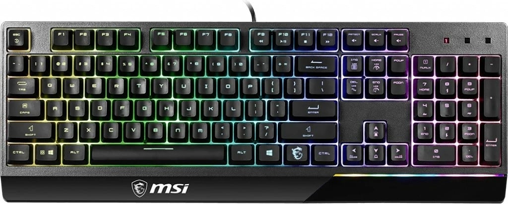 Tastierë MSI Vigor GK30, me kabllo, RGB, e zezë